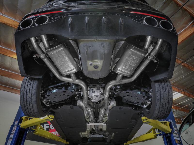 
                  
                    aFe Gemini XV 3in to Dual 2-1/2in 304 SS Cat-Back Exhaust w/ Cut-Out 18-21 Kia Stinger L4-2.0L (t)
                  
                