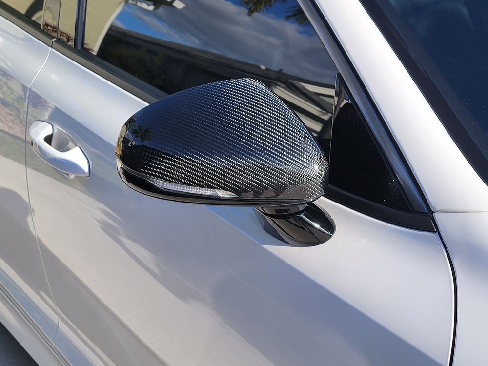 2018+ Kia Stinger OEM Genuine Carbon Fiber Mirror Caps – KM Tuned