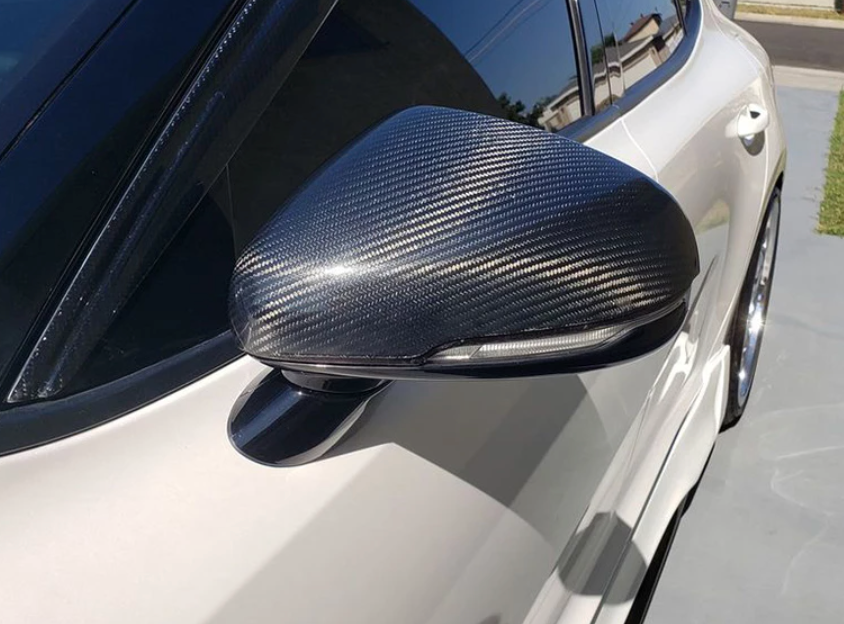 
                  
                    2018+ Kia Stinger OEM Genuine Carbon Fiber Mirror Caps
                  
                