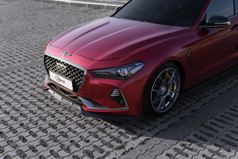2019-2021 Genesis G70 Carbon Fiber Front Lip V2